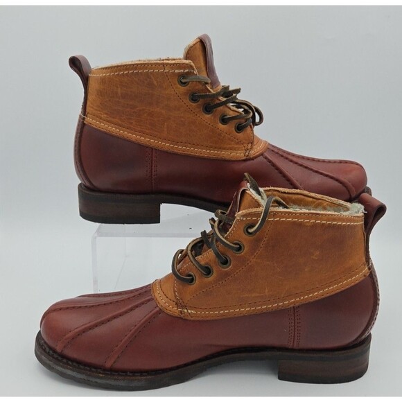 Vintage 1980's Frye Women's Veronica Duck Chukka Shearling Boots Size 10 B - Picture 2 of 11